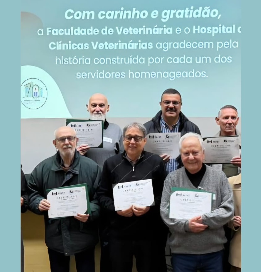 Notícia: Homenagem no Hospital de Clínicas Veterinária da UFRGS